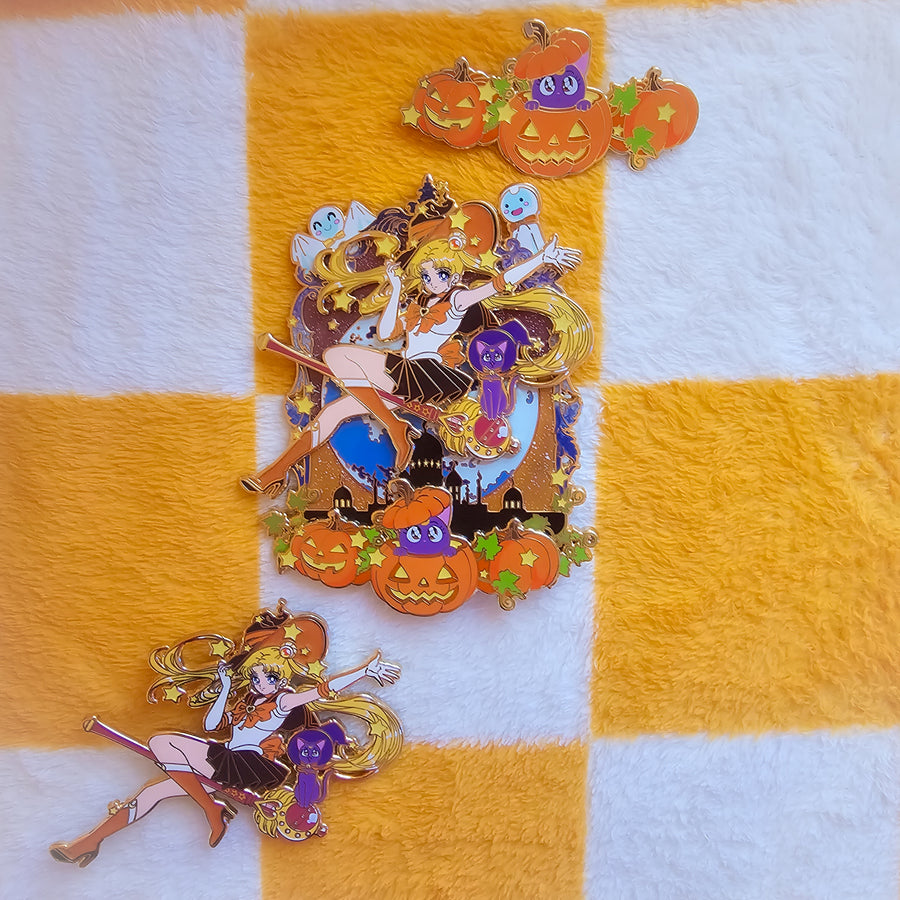 Witchy Warrior Topper Pin