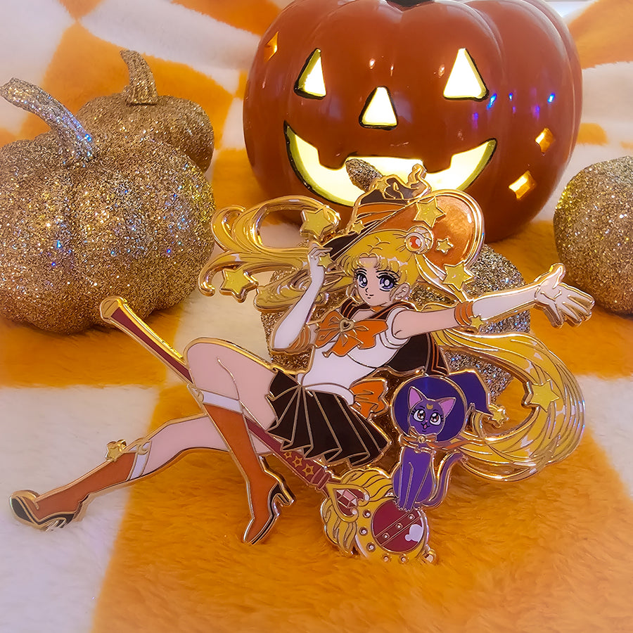 Witchy Warrior Topper Pin